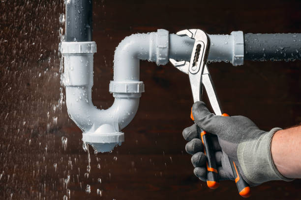 Professional Pipe Repair technician working in Brushton, NY